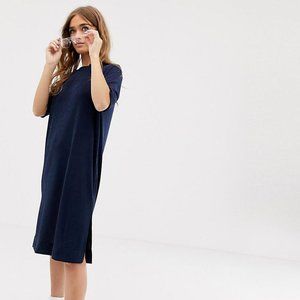 COLLUSION slinky midi t-shirt dress